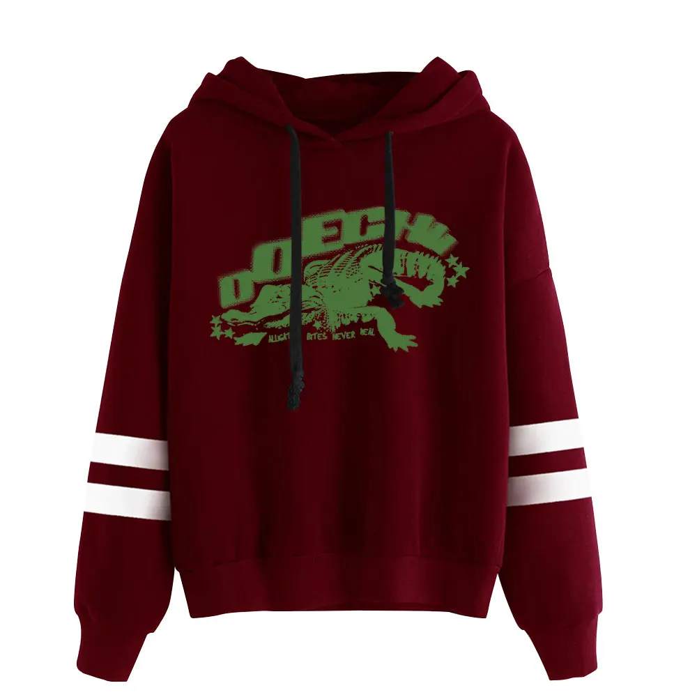 DOECHII Alligator Bites Never Heal Hoodie Vintage 90s Merch Pullover Merch Tracksuit Hoodie Sweatshirt Fashion Pullover