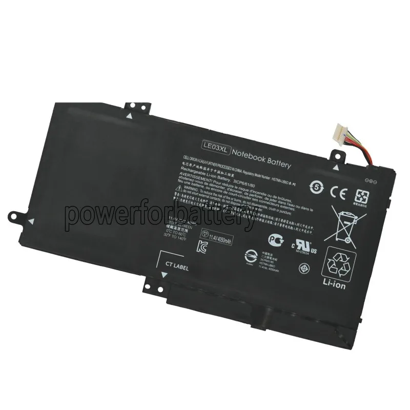 

Для X360 m6 M6-W103dx 15,6-дюймовый аккумулятор 11,4 В 48 Вт LE03XL 796356-005 TPN-W116