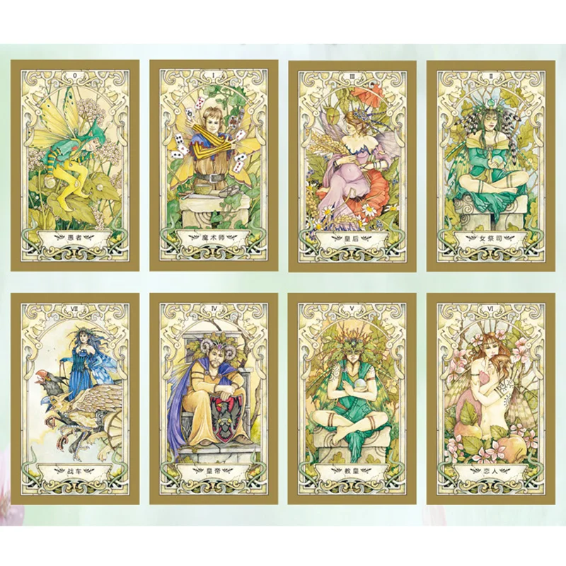 MysticTarot Cards Divination Cards Game 12*7cm Cards Chinese Version  Family/Friends