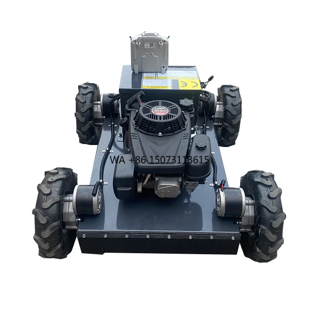 

Fully Automatic 190cc Industrial Grade Remote-Controlled Orchard Lawn Grass Cutter Small Tracked Weed Cutter 4-stroke Feature