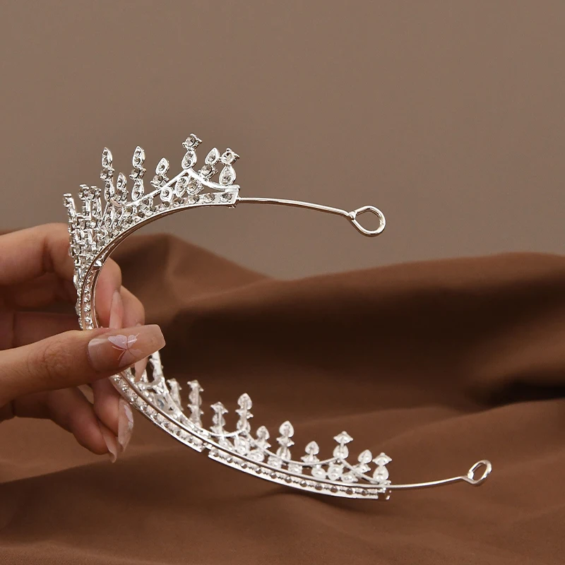Baroque Vintage Luxury Crown Wedding Headwear For Girl Women\'s Birthday Party  Princess Children\'s Hair Jewelry Accessories