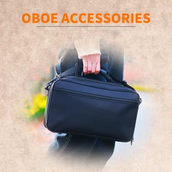 Clarinet Storage Carrying Case Gig Bag Thick Padded Oxford Cloth Waterproof Student Oboe Trumpet Hard Strap Gig Bag