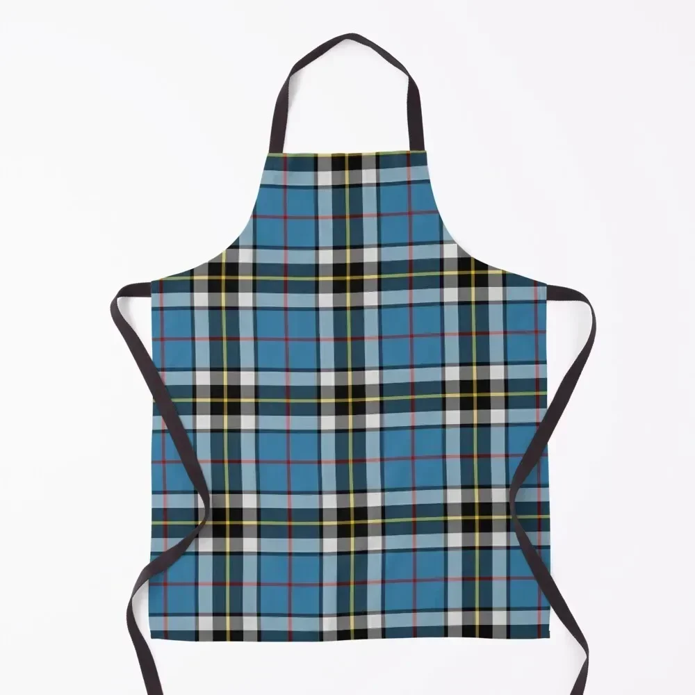 

Thompson Blue Dress Tartan Clan Thomson Cute Tartan Apron Restaurant Kitchen Equipment chef costume kindergarten teacher Apron
