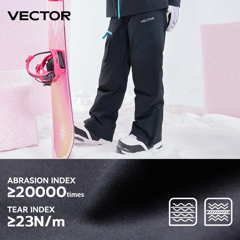 Vector mulher homem inverno calças de esqui ao ar livre alta qualidade à prova vento à prova dwindproof água quente neve inverno esqui snowboard calças