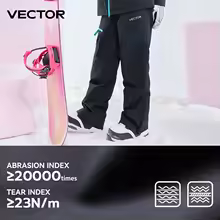 מכנסי סקי וסנובורד VECTOR | עמידים למים ורוח | לגברים ונשים