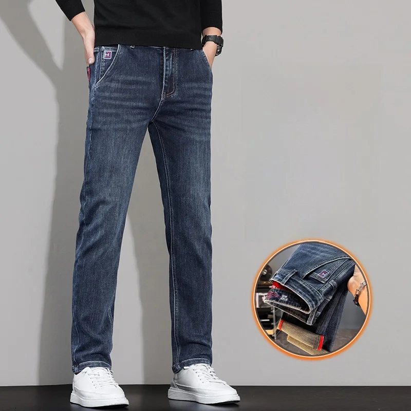 

Мужские джинсы Guangzhou Xintang YuTailiao Thirteen Rows: осенне-зимняя коллекция, легкие, люксовые, трендовые, от гонконгского бренда