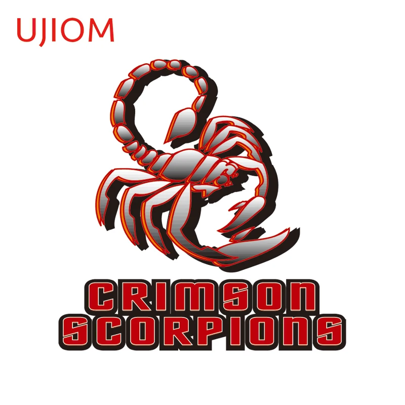 UJIOM Scary Animals Scorpion Wall Sticker Eye Catching Sunscreen Windows Vinly Decal Suitable For Living Room Decoration