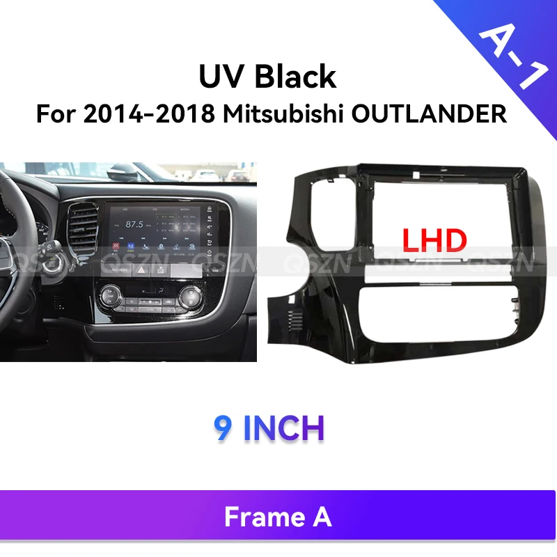 QSZN Car Radio CANBUS For 2014-2021 Mitsubishi OUTLANDER Auto Fascia Stereo Panel Dash Face Plate Bezel Trim Frame Wire harness