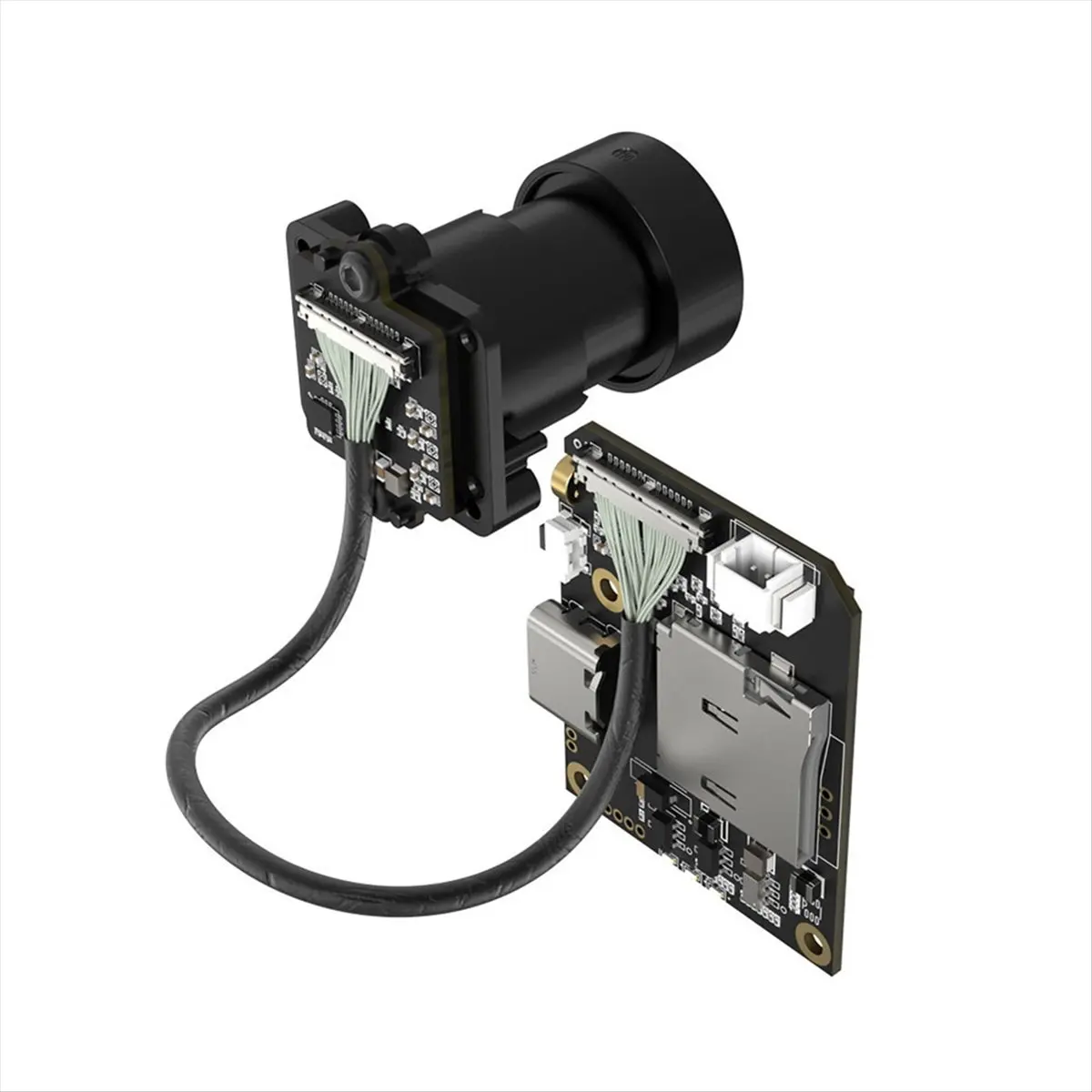 (A30I) RunCam Night Vision FPV Camera 2.7K Resolution 1/1.8 Inch Sensor for RC Drones Enhanced Night Clarity 3D Prototype A