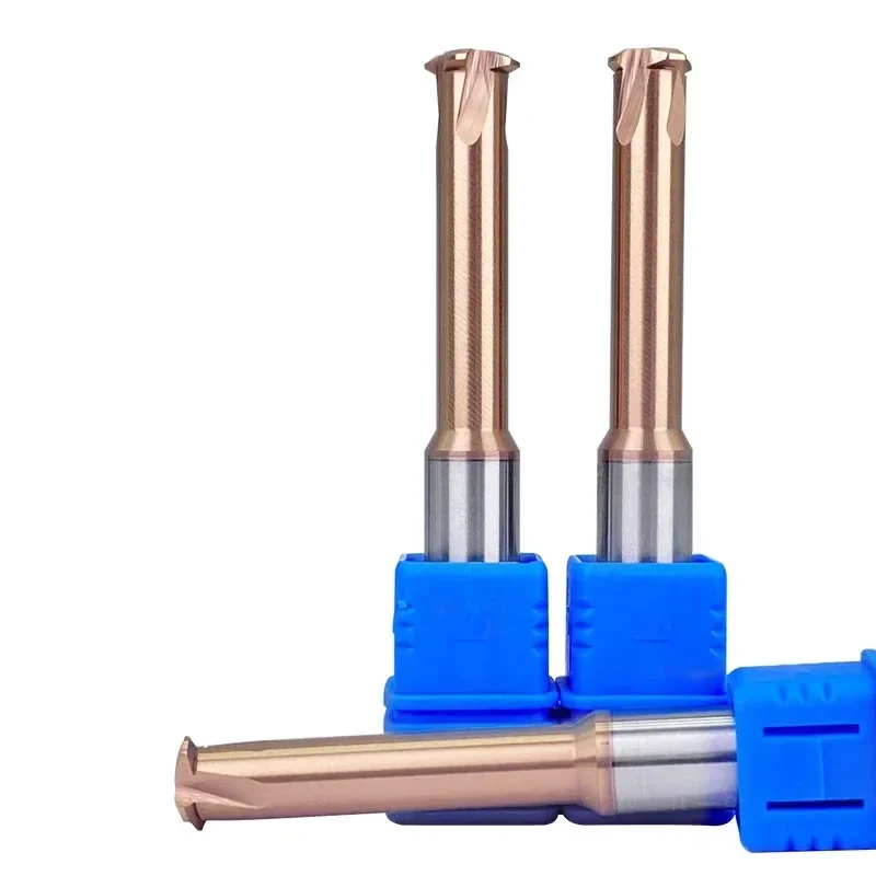Fresa con filettatura a dente singolo in metallo duro CNC 1 3 Dente pieno M1.2 M1.6 M2 M2.5 M3 M4 M5 M6 M8 M10 M12 Fresatura filettata per acciaio
