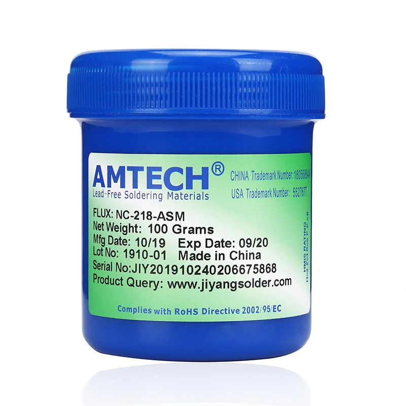 

AMTECH NC-218-ASM original solder paste Welding fluxes 100g Lead free soldering iron