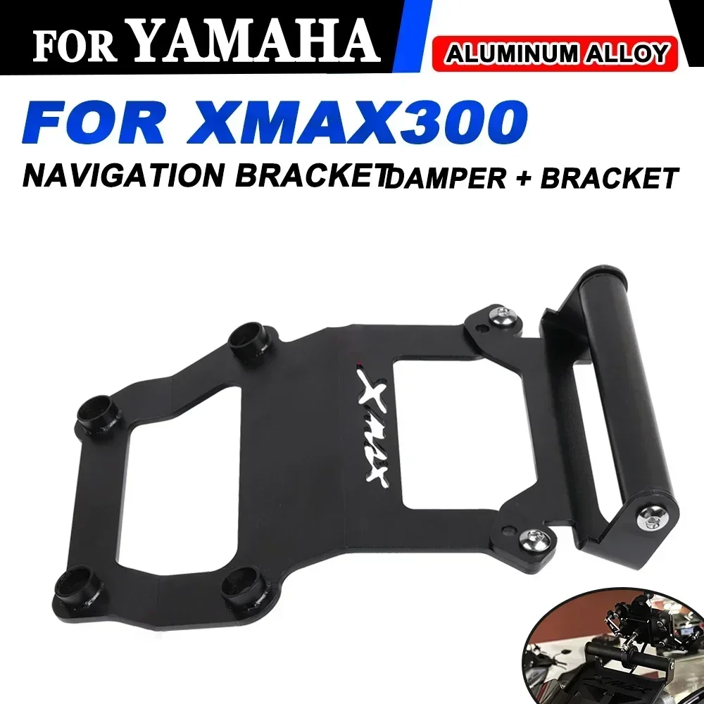 Motorcycle Stand Holder Phone Mobile GPS Navigation Plate Bracket  for YAMAHA XMAX300 XMAX 300 X-MAX 300 2023 2024 Accessories