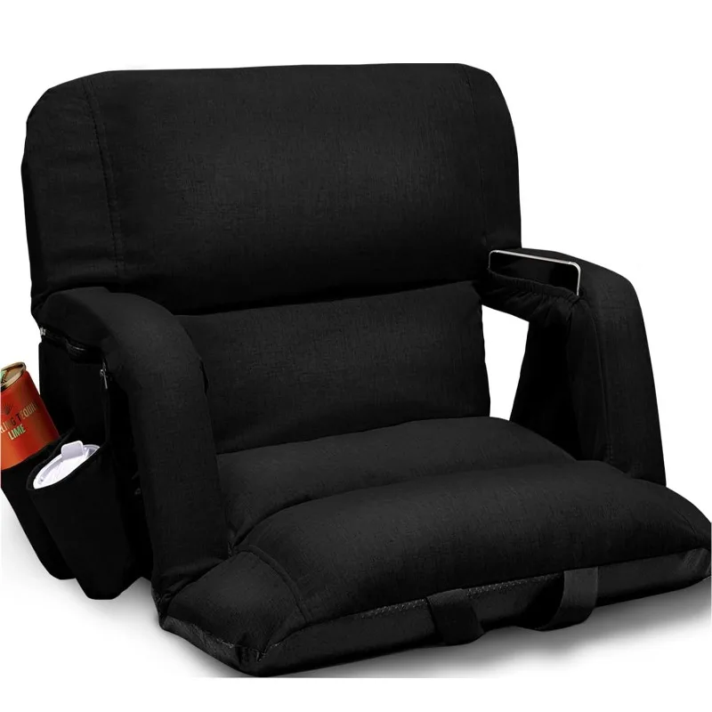 L Stand chair single sofa chair, portable foldable seat cushion stadium leisure stand chair thickened