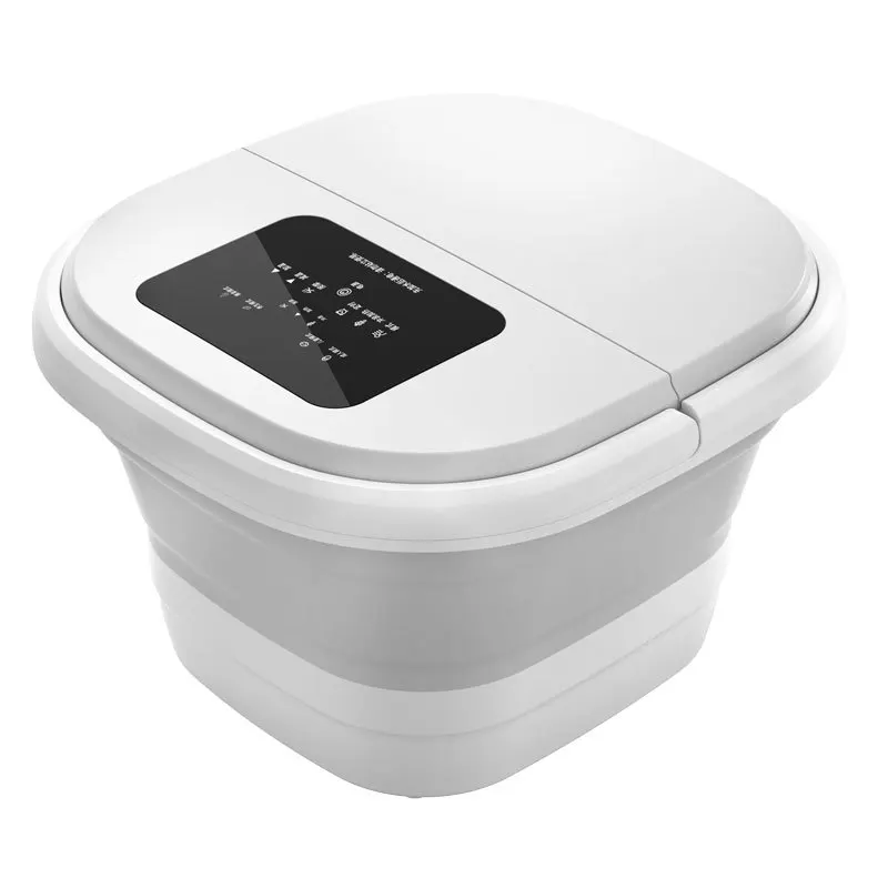 Fully Automatic Home Electric Foot Spa Foldable Constant Temperature Hot Compress Mugwort Portable Storage Bucket Massager