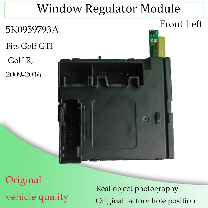 Auto raamheffer motor vervangende onderdelen compatibel met Volkswagen Golf GTI Golf R 2009-2016 5K0959701C 5K0959702C 5K0959793A