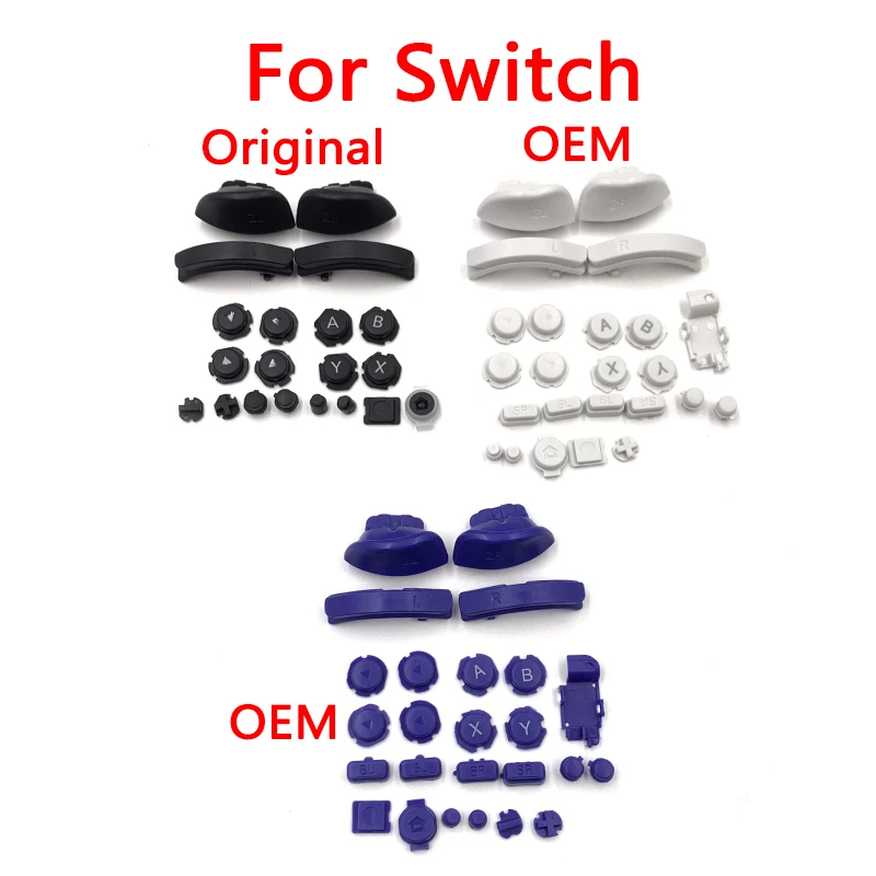 OEM &Original For Nintend Switch Joycon controller For NS Joy-con L R ZL ZR button ABXY D-Pad Buttons replacement