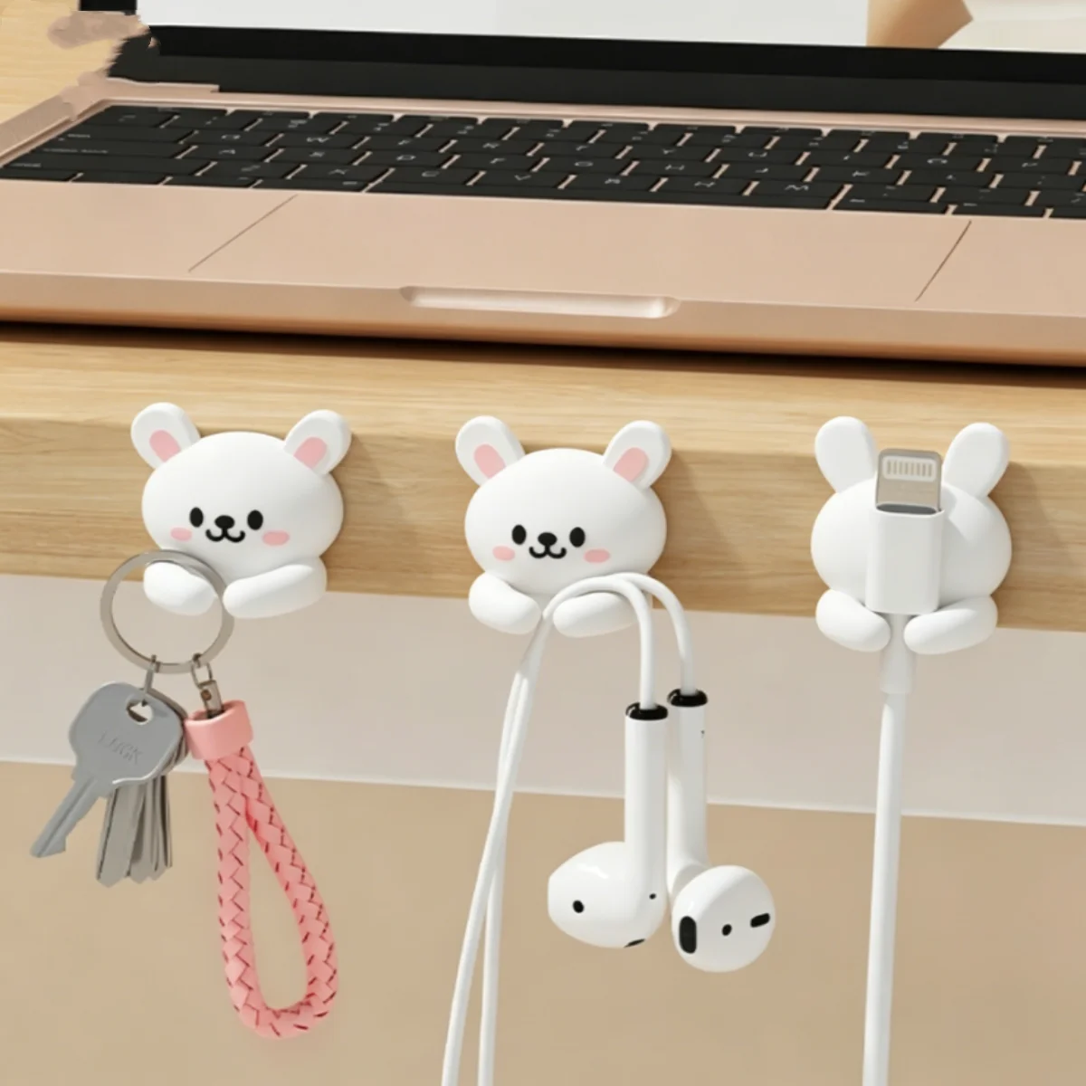

Hot Sale Multifunctional Cable Organizer, Rabbit Nail No Trace Wire Fixer for Earphone Data Mouse Cord