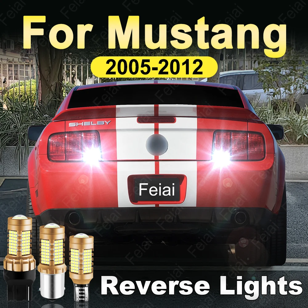 

LED Reverse Lights For Ford Mustang 2005 2006 2007 2008 2009 2010 2011 2012 Accessories Reversing Light Backup Bulb Super Bright