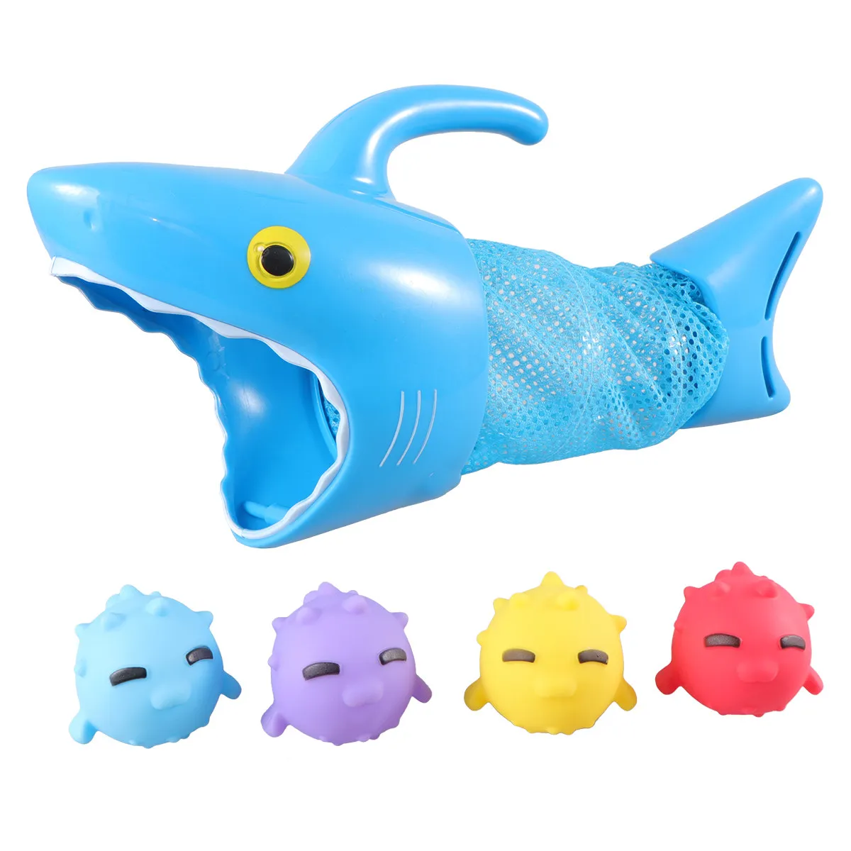 

5Pcs Bath Fishing Game Set Children Catch Fish Bathtub Play Educational Water Fun Bath Toys Set Bathtime Toys