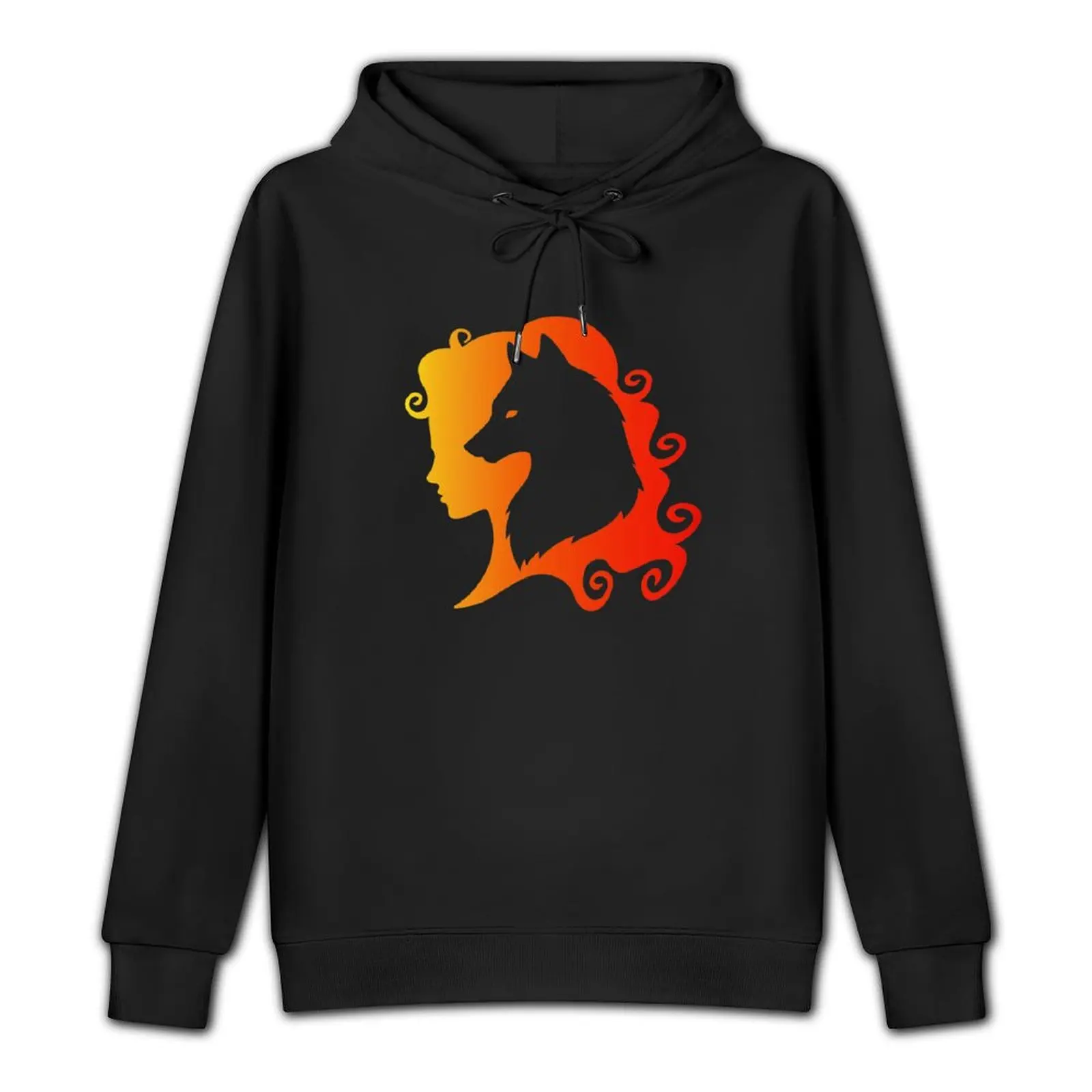 Fire Wolf Spirit Totem Animal Guide Cheeky Witch? Pullover Hoodie autumn new products anime clothes man hoodie