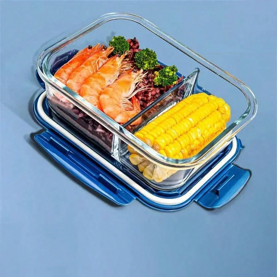New Style Glass Lunch Box  Mic - đánh giá và giá Meal Prep Glass Containers Oven Safe