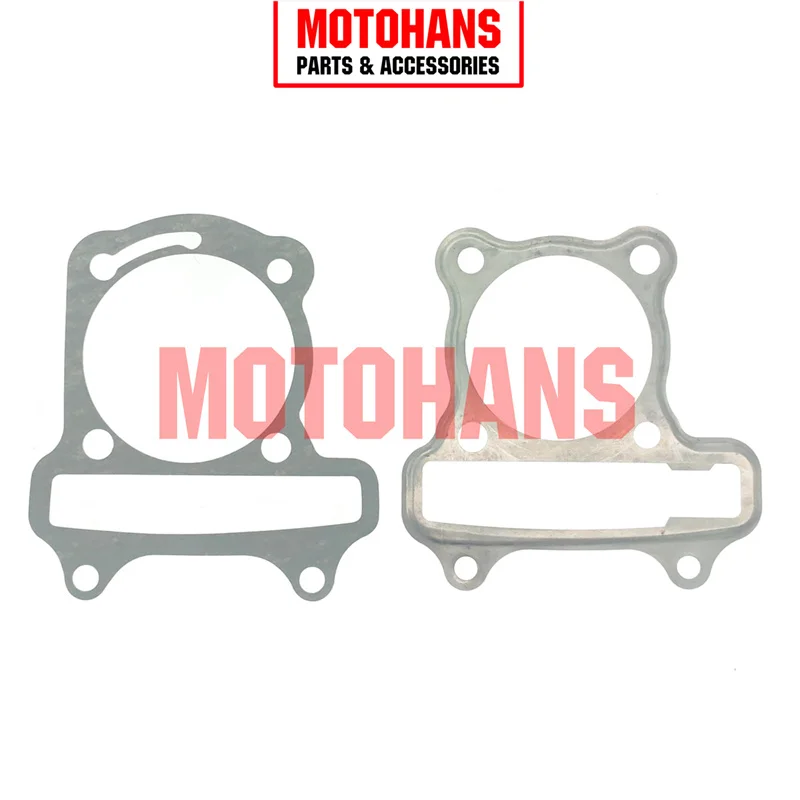 BX1407340 5 SETS GY6 80CC TO 120CC 47MM TO 52MM BORE CYLINDER AND HEAD GASKET FOR 139QMB ENGINE 4T CHINESE SCOOTER ATV QUAD