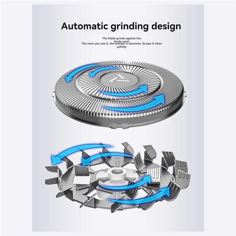 

Полный мужской набор для ухода за волосами — перезаряжаемая от USB электробритва, водонепроницаемый триммер для бороды и лысины