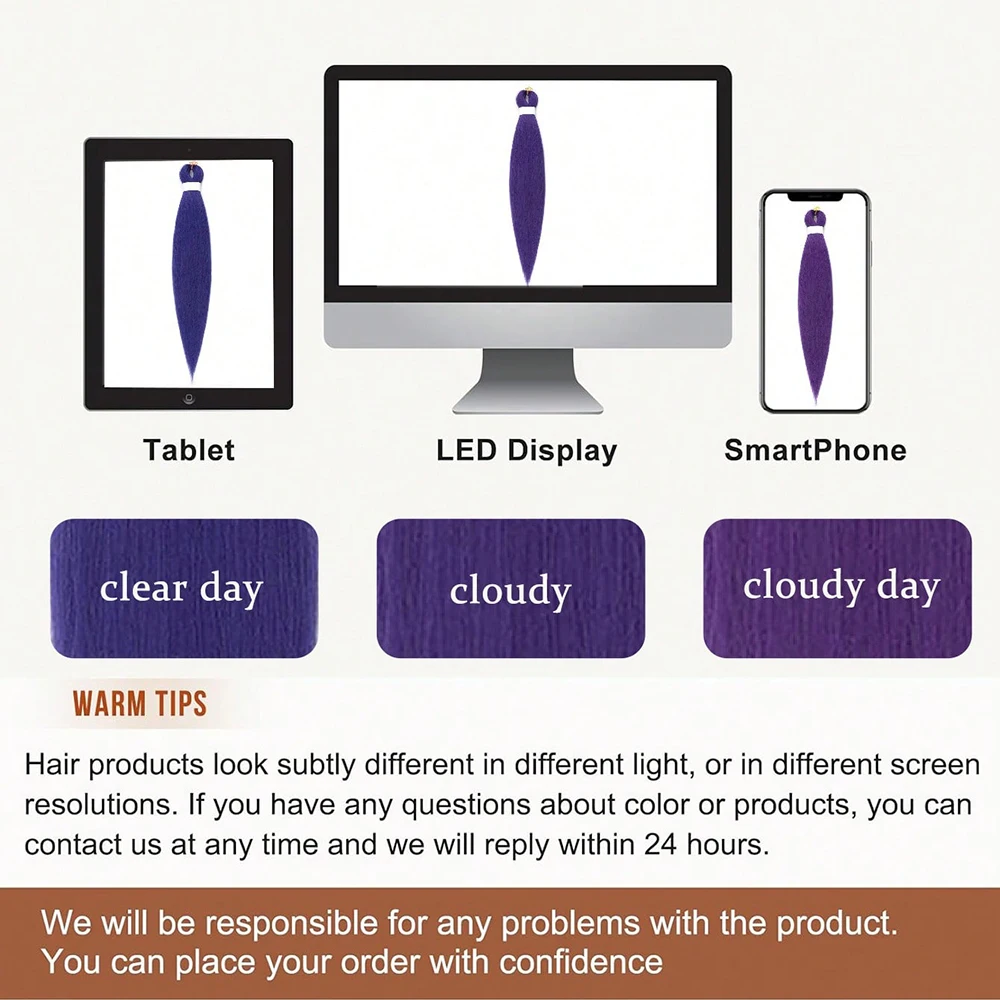 وصلة شعر مضفرة ممتدة مسبقًا، جديلة 26 بوصة بدون صندوق عقدة، كروشيه صناعي احترافي، جديلة EZ طبيعية
