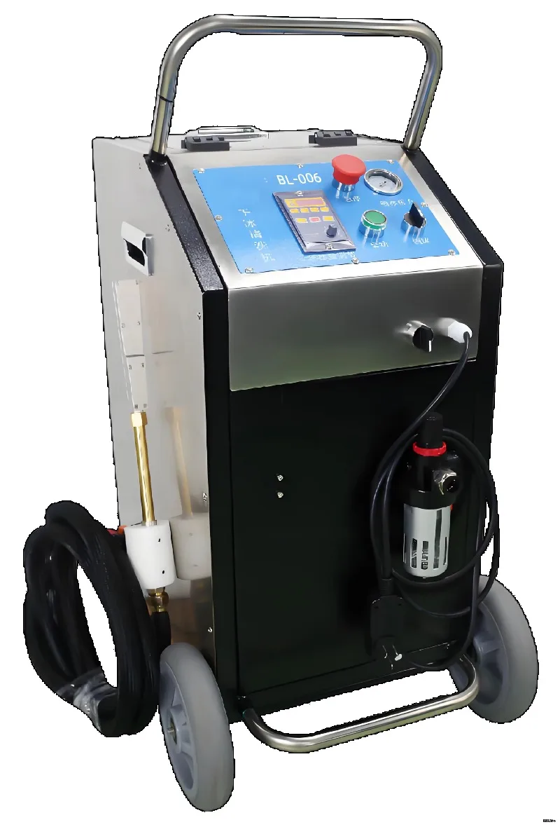 Dry Ice Blaster for Industrial Equipment Clean Berlon Small Dry Ice Clean Machine Electric New Dry Ice Blasting Cleaning Machine