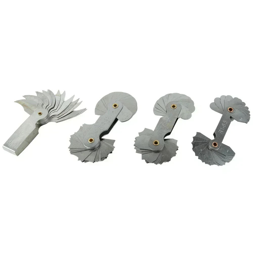 Bán Kính Bản Mẫu R Đồng Hồ Đo R1-6.5/R7-14.5/R15-25 /R26-80 Bán Kính Đồng Hồ Đo Đĩa Phi Lê Thước Đo Đo Dụng Cụ Đo Cao Độ