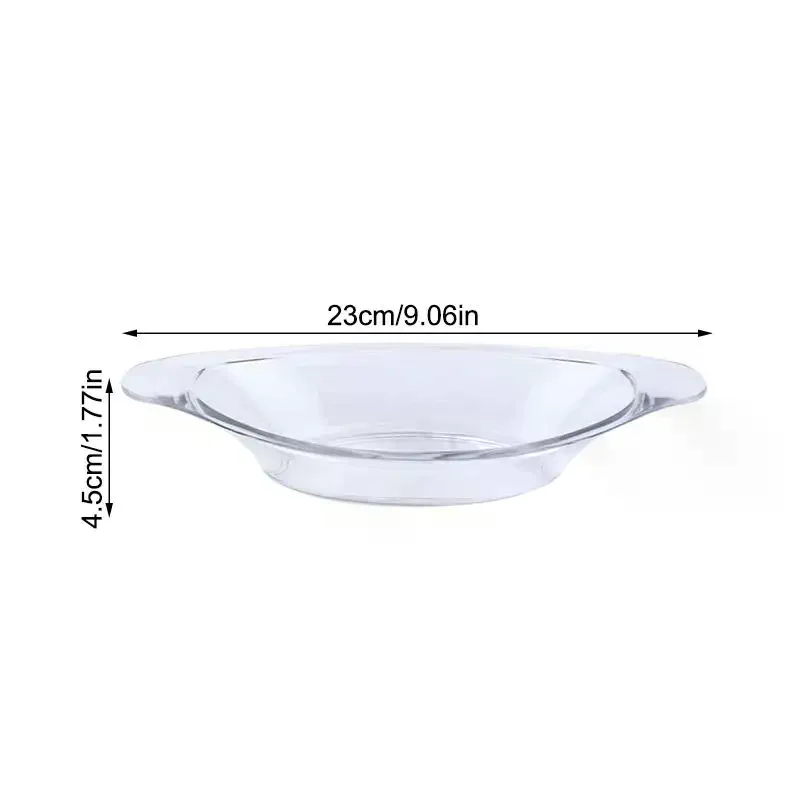 Banana Split Bowls Acrylic Serving Plates Food Storage Container Sundae Serving Dish Ice Cream Sundae Bowl For Fruit Vegetable view 4