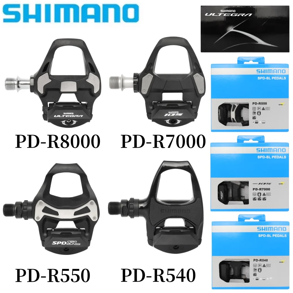 

SHIMANO Road Bike Carbon Fiber Pedals 105 PD R7000 R550 R540 ULTEGRA R8000 Competition Cycling Pedal With SH11 Cleats