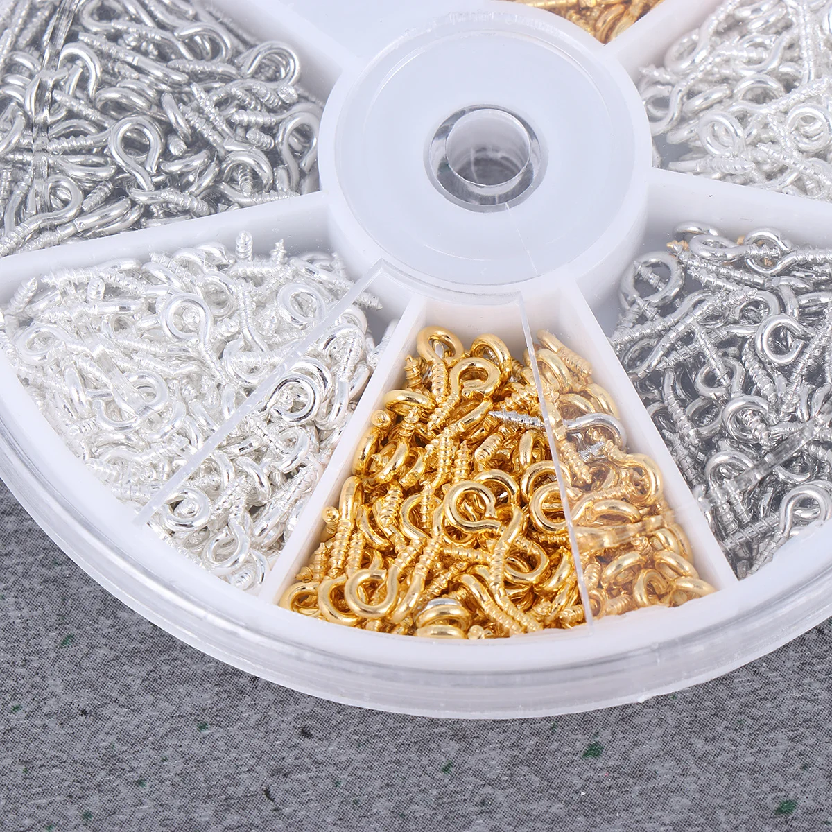 

900 pcs Sheep Eye Screw Bolts Self-Tapping Threaded Hook For Diy Jewelry Wood Crafts Photo Hanging Clay Sculpture Mounting