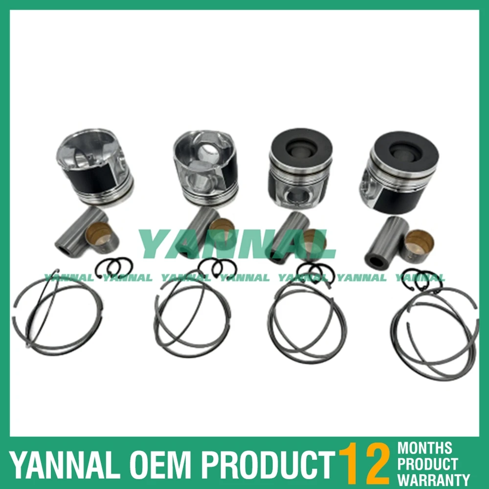 Goede kwaliteit 4JK1 zuiger- en zuigerverenset voor Isuzu-motoronderdeel