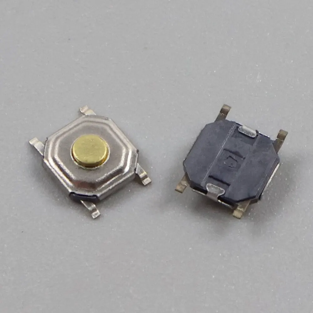 50/100PCS 4*4*1.6MM Micro Switch Repair Remote Key Fob Card Laguna Espace 4x4x1.6 4Pin SMD Tactile Push Button Switch