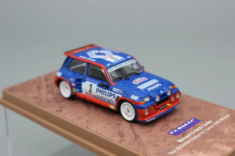 Tarmac Works TW 1/64 Renault R5 Maxi Turbo #3 Winner Die-cast Alloy Car Model Collection Display Gift