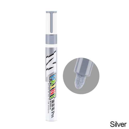 Weiß Wasserdicht Autos Rad Reifen Fettige Markierung Stift Auto Gummi Reifen Farbe Stift Cd Metall Permanent Farbe Marker Graffiti Ausbesserung