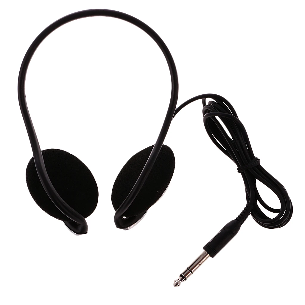 Stereo Wired Headset Gaming Headphones with Microphone for Electronic Piano Musician Tv Computer