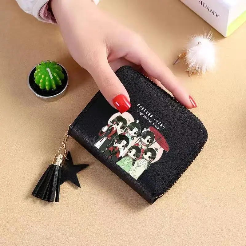 

Anime Wallet Heaven Official’s Blessing Hua Cheng Xie Lian Cosplay Coin Purse Mo Dao Zu Shi Scum Villain Cute Money Bag Card Bag
