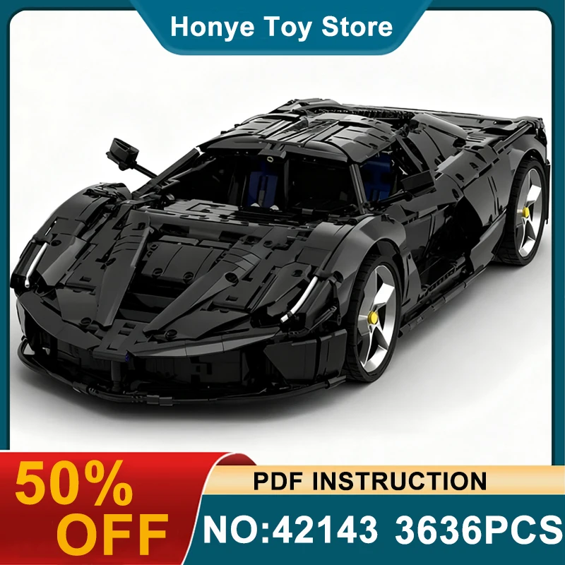 

High-end Daytonae Sp3 Vehicle Building Blocks Supercar Compatible 42143 Model Bricks Assembly DIY Toys Kids Adults Chrismas Gift