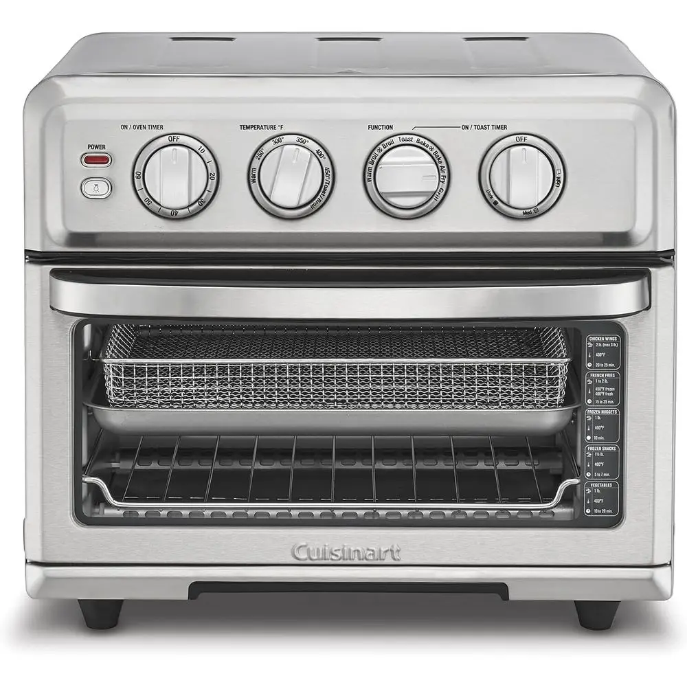 

8-in-1 Multifunction Toaster Oven, 1800W, Air Fry, Convection, Broil, Warm, 0.6 CuFt, 60-Minute Timer