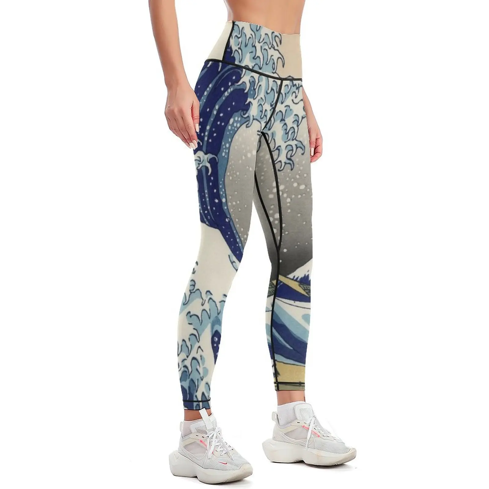 Great Wave Leggings trousers Legging sexy woman Women's push up Womens Leggings