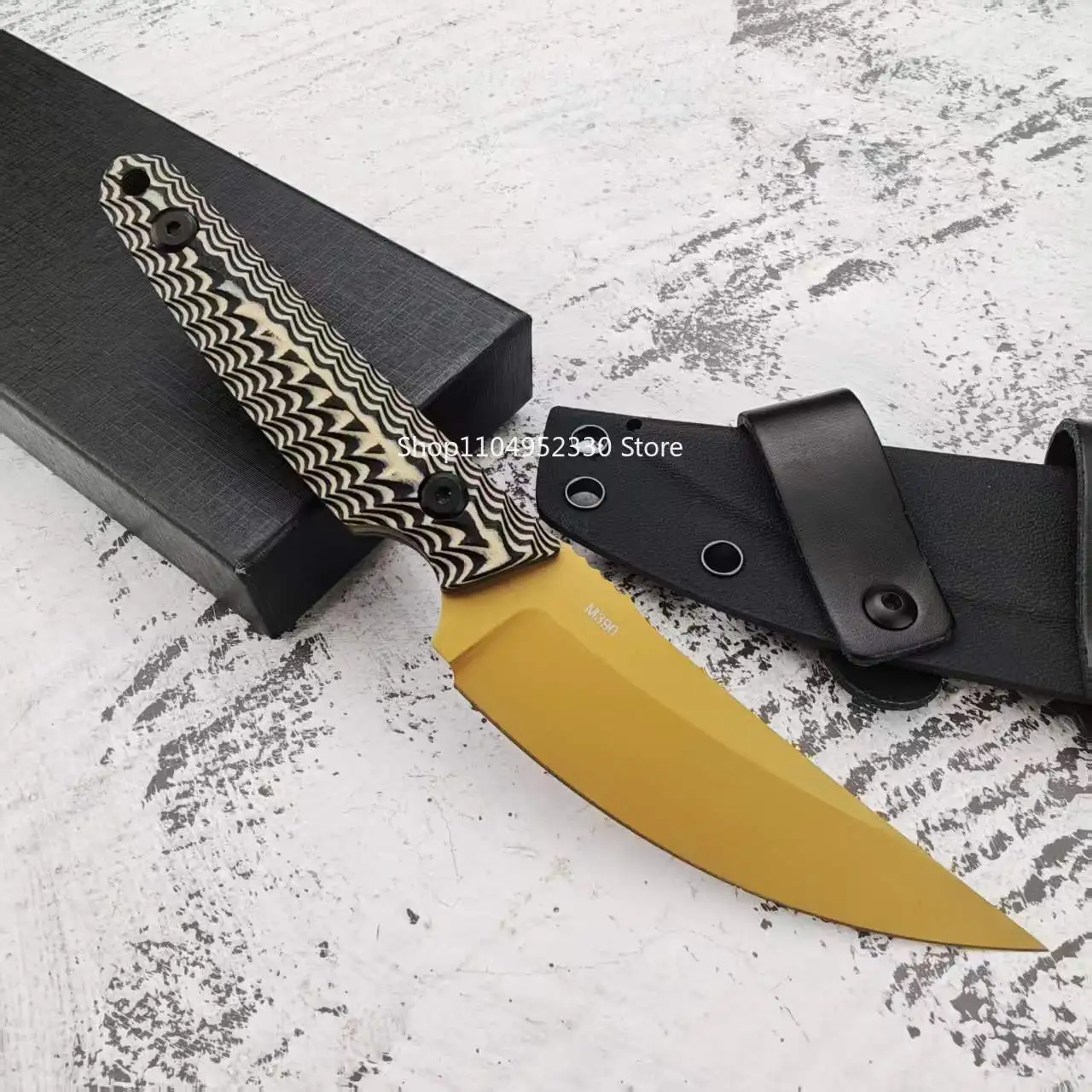 Portable Wilderness Adventure Camping BBQ Fixed Knife Durable Trekking Fishing Utility Pocket Knives EDC G10 Handle Daily Cutter