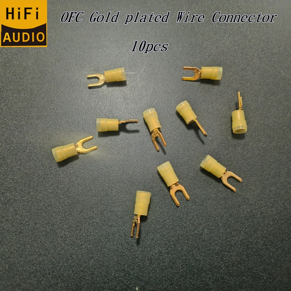 10 Stück/Beutel Hifi-Audio-Buchse HIFI-Zubehör -196 Grad Gefrierbehandlung OFC-Kupfer Lautsprecherkabel Erdungsanschluss – Detail 1