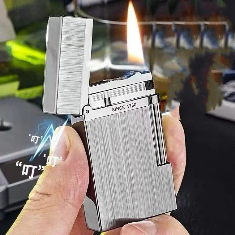 Zorro Original Genuine Kerosene Loud Sound Lighter Steel Wire Drawing Gasoline Engine Smoking Pipe Gift for Men