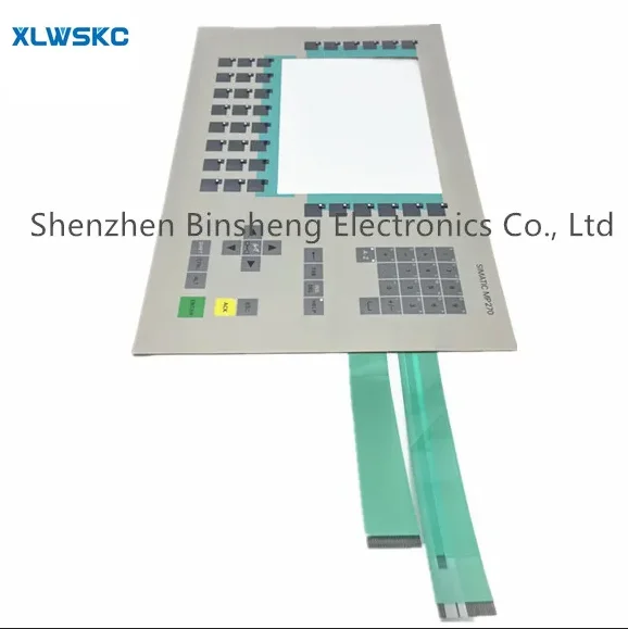 ปุ่มกดใหม่ 6AV6542-0AD15-2AX0 MP270-10 หน้ากากกระจกหน้าจอสัมผัส