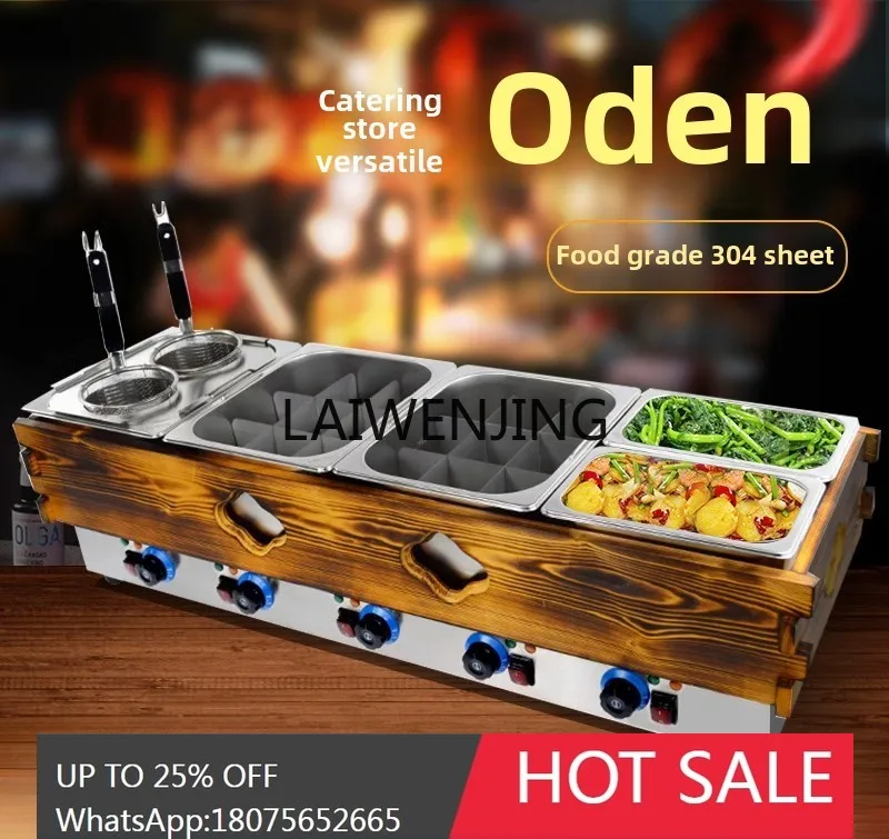 Oden cooking machine stall commercial Malatang nine grid pot