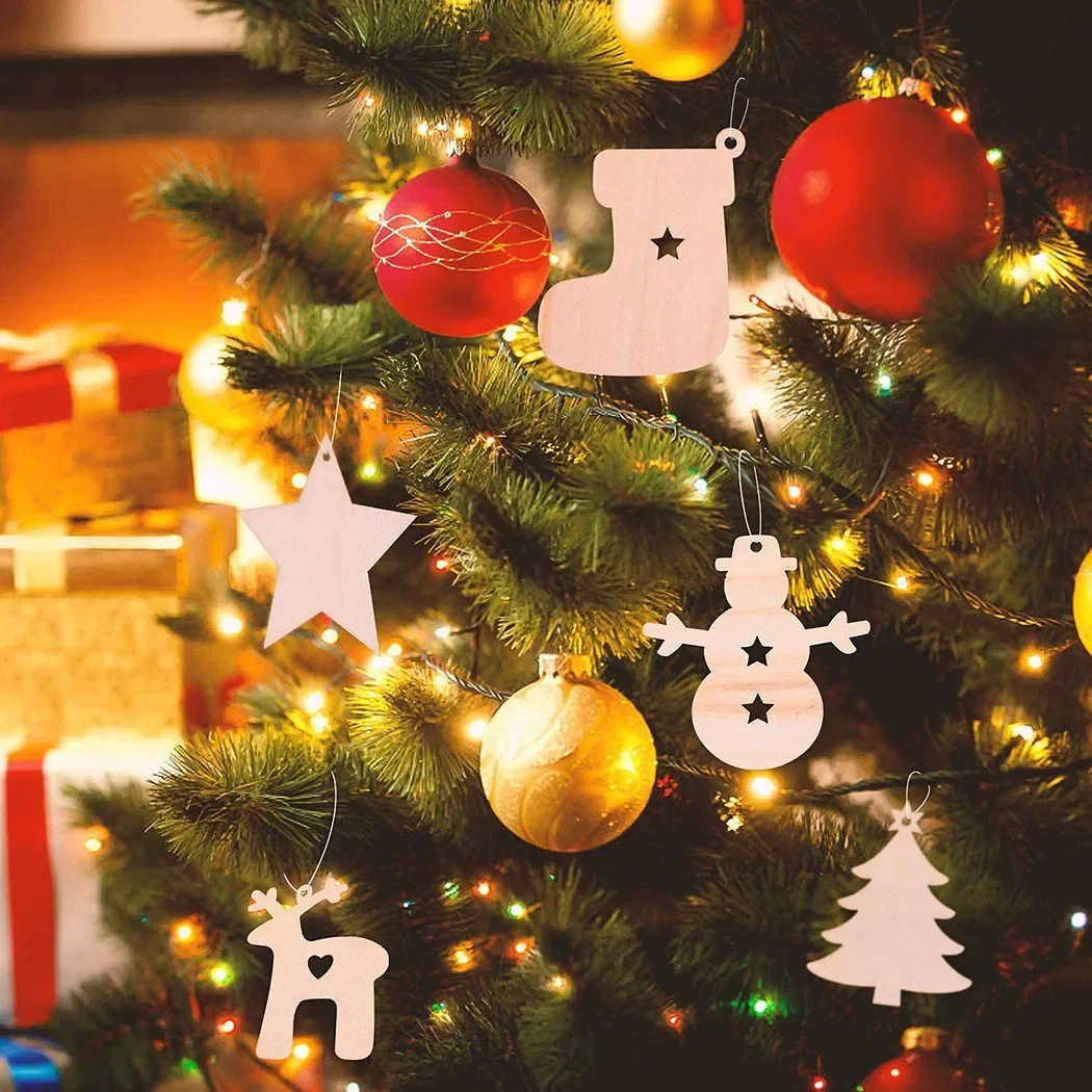 10Pcs Wooden Tree E…