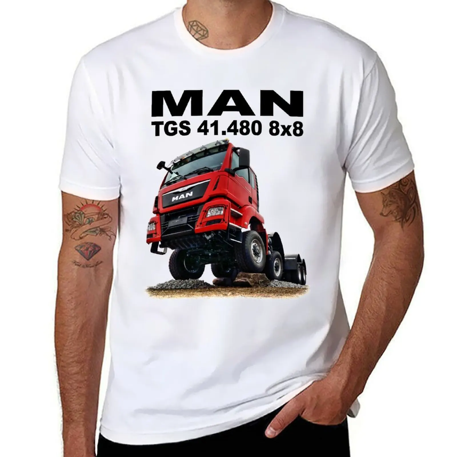 

MAN TGS 41.480 8x8 - Trucknology Days T-Shirt t shirts designer anime t shirts for man T-Shirt