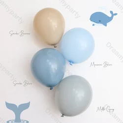5/10/12/18inch Smoke Blue Grey Balloons Baby Birthday Shower Globos Gender Reveal Graduation Party Wedding Decoration Supplies